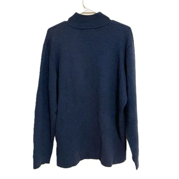 Patagonia 100% Merino Wool Men’s Waffle Knit Half-Zip Sweater – Size L - Picture 4 of 6